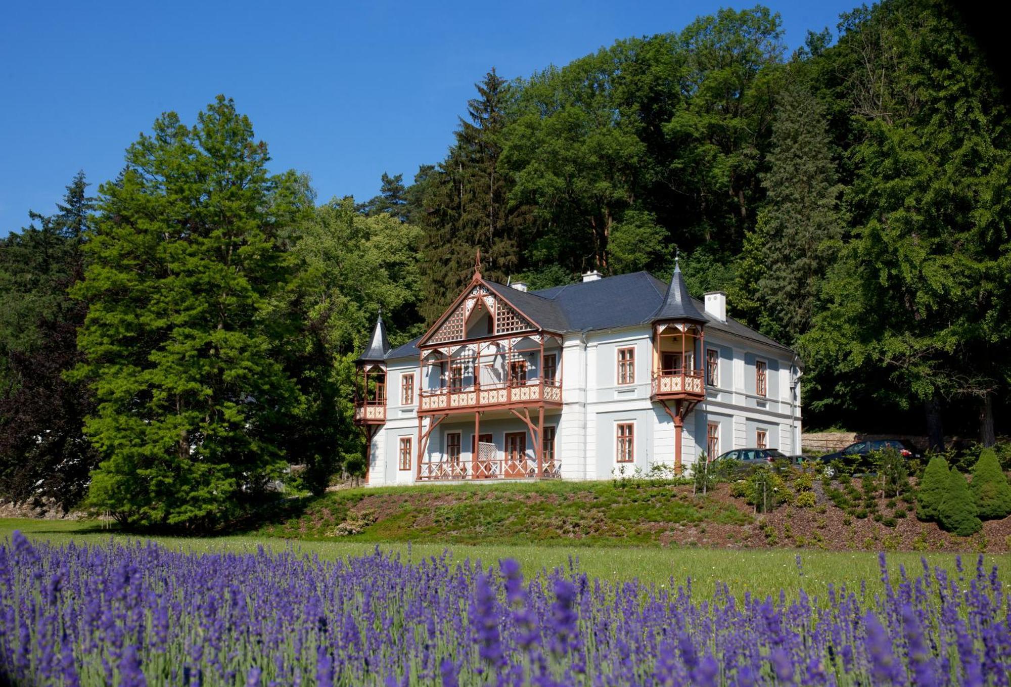 Hotel Alpska Ruze Luhačovice Exteriér fotografie